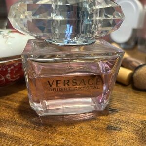 Versace Bright Crystal Pink and Silver Packaging - BARELY USED